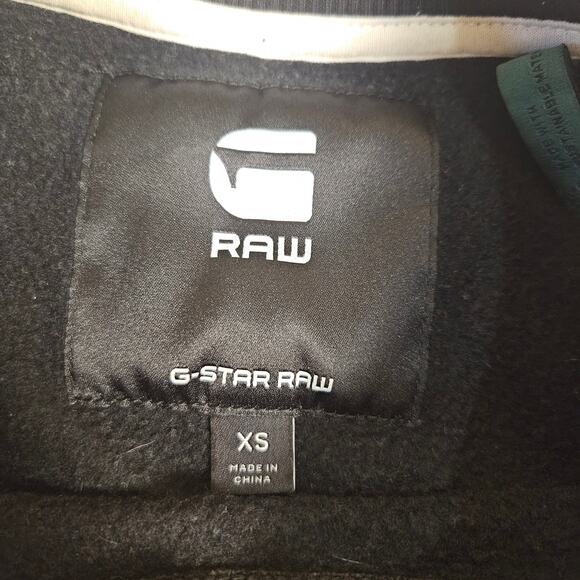 G-STAR RAW DOT Sweater Sweatshirt Mens XS Dark Black Graphic Crewneck Streetwear - Picture 9 of 15